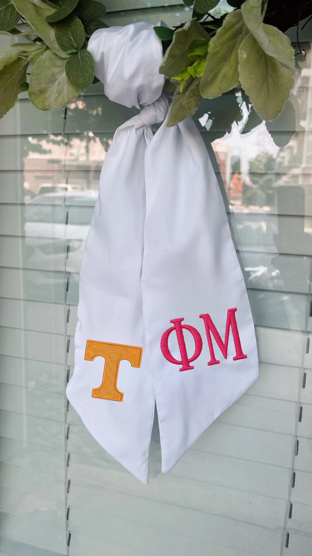 Tennessee Sorority Wreath Sashes
