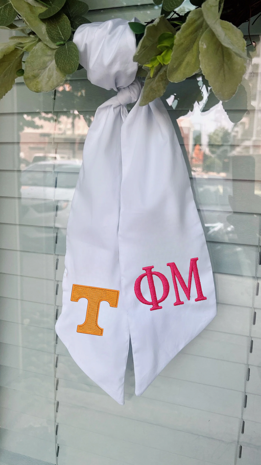 Tennessee Sorority Wreath Sashes